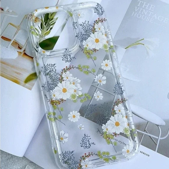 ⚠️Clearance iPhone 15/Pro/Pro Max Floral Phone Case - Picture 2 of 4